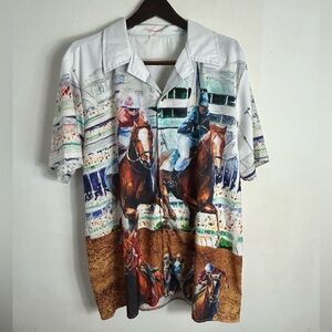Men's Equestrian Print Shirt